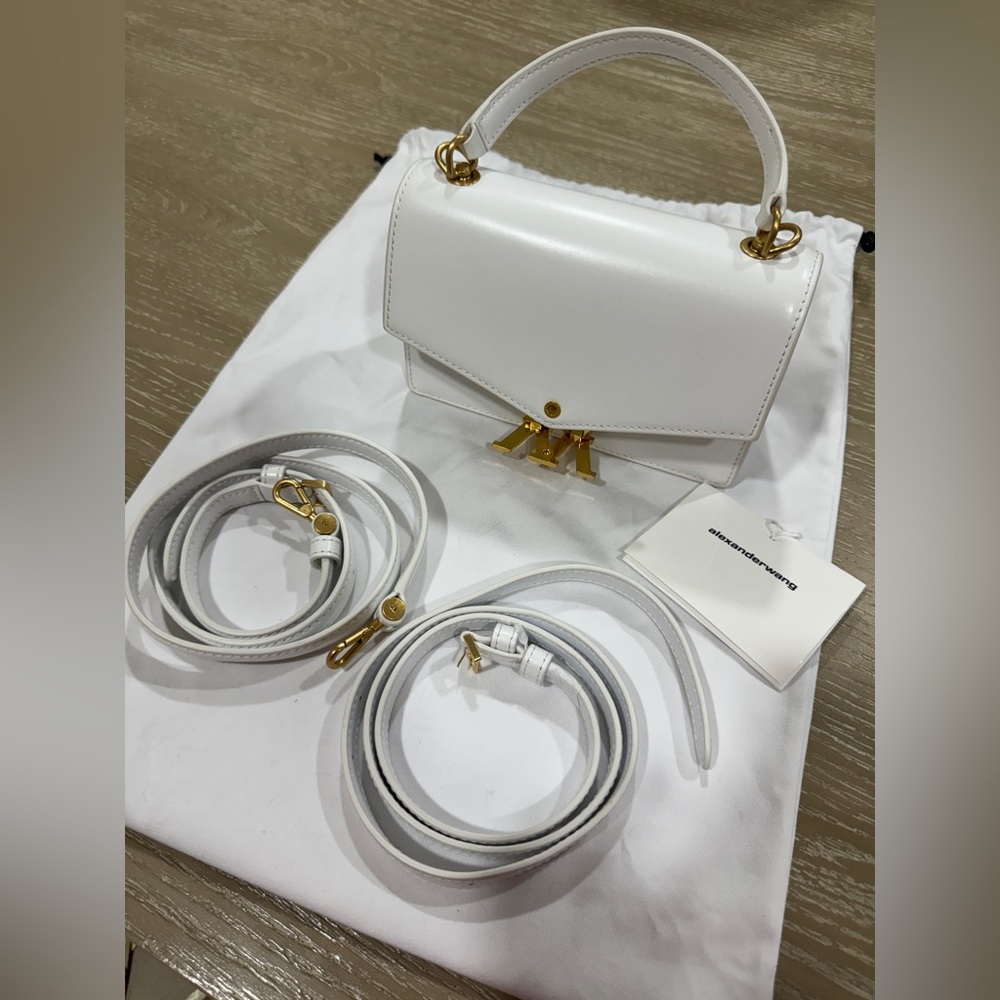 Alexander Wang W Legacy Mini Satchel in white